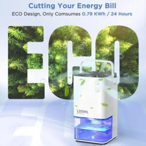 Dehumidifier for Home Damp,EasyAcc® 1200ml Electric Dehumidifier