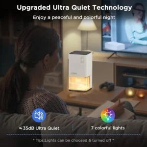 Dehumidifier for Home Damp,EasyAcc® 1200ml Electric Dehumidifier