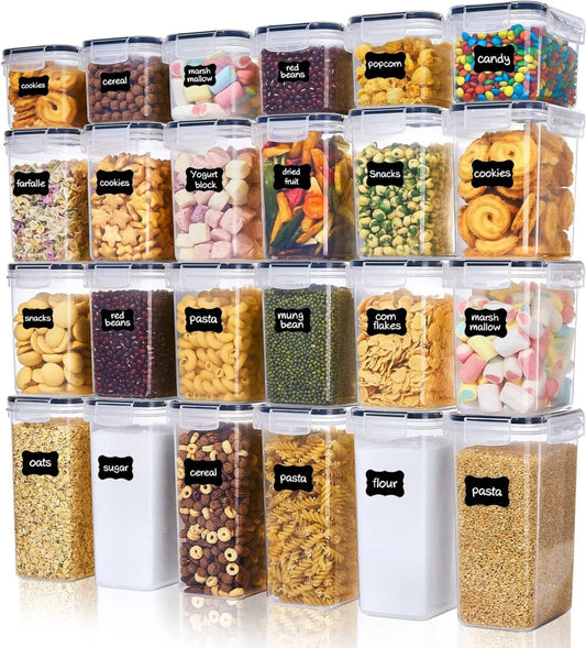 Vtopmart Set of 24 Airtight Food Storage Containers & Kitchen Storage Containers